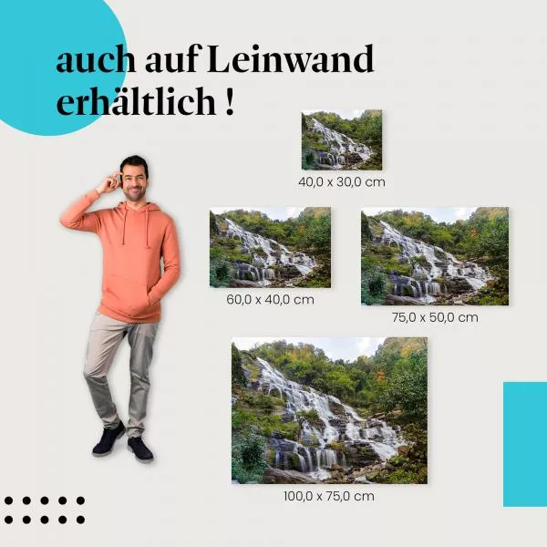 Wasserfall im Dschungel: Naturgewalt & Idylle | Postereck 0664 Wasserfall im Dschungel: Naturgewalt & Idylle | Postereck 0664